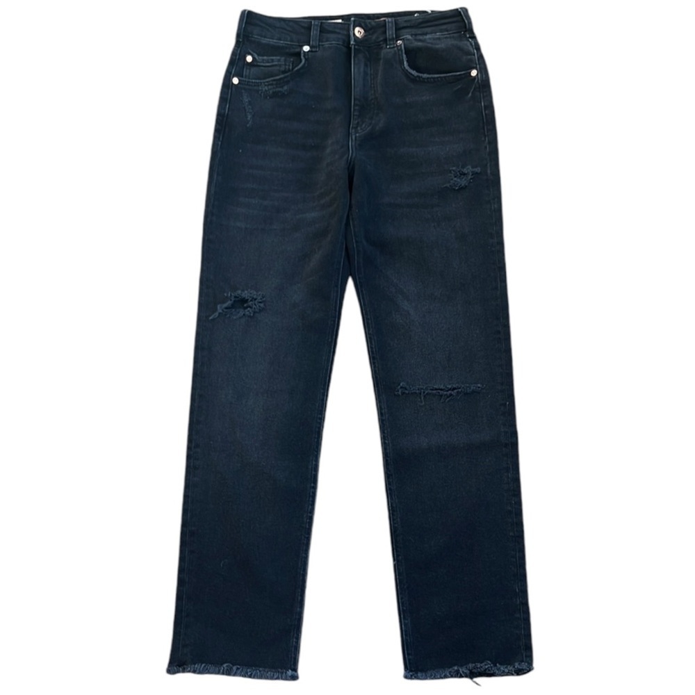 EUC Anthropologie Pilcro Vintage Straight Jeans Black Size 27